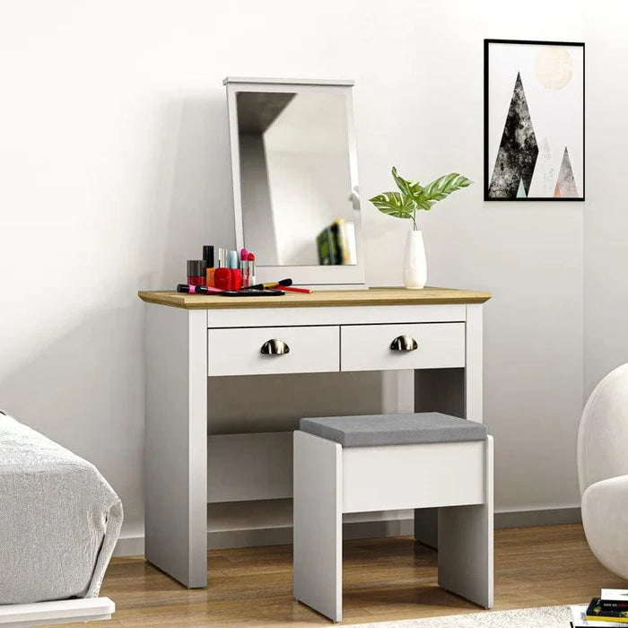 Diego Dressing Table with Mirror - Ouch Cart