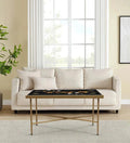 Dragon Glass Top Coffee Table in Black Colour - Ouch Cart