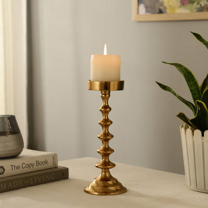 Ebon Whisper Silver Candle holders - OUCHCART | Candle holder