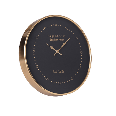 Eclipse Shine Gold wall clock - Ouch Cart
