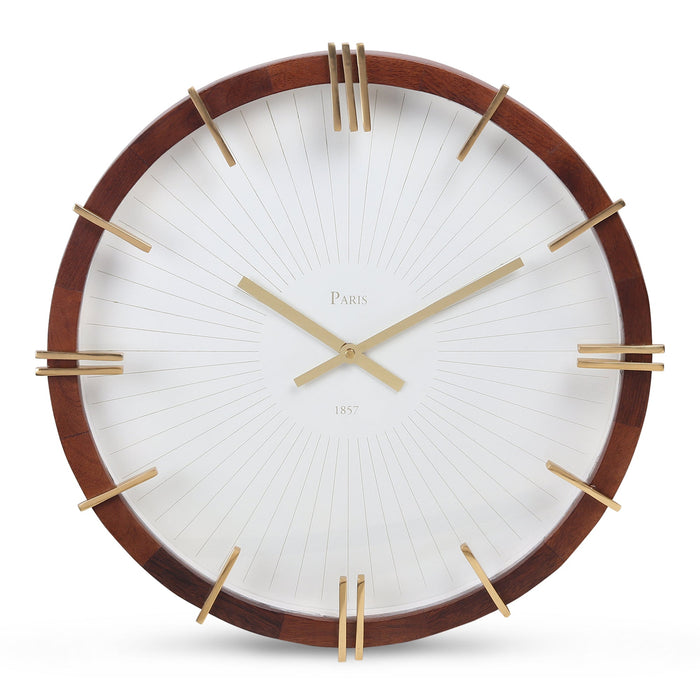 Eclipta Gold Wall Clock M.M.I. OVERSEAS