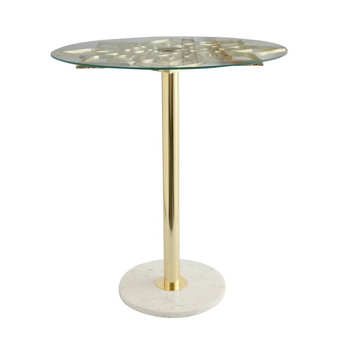 Eden's Flower - Gold Side Table M.M.I. OVERSEAS
