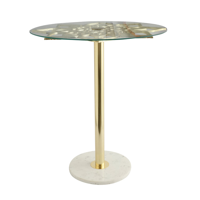 Eden's Flower - Gold Side Table - OUCH CART