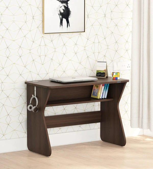 Eetu Study Table in Maldou acacia Finish - Ouch Cart