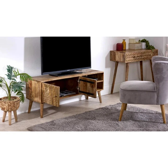 Eiden  Solid Wood Console Table Ouch Cart