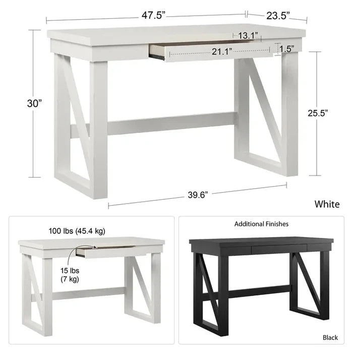 "Elegant Efficiency: Bixby Office Desk for a Stylish Workspace" ouch cart