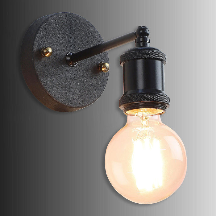 Elements Black Metal Wall Light by SS Lightings - Ouch Cart