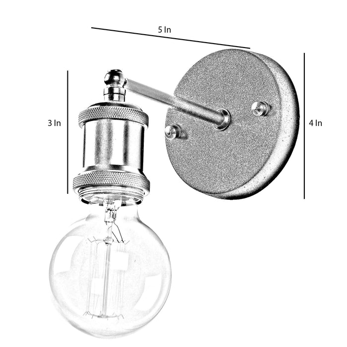 Elements Black Metal Wall Light by SS Lightings - Ouch Cart