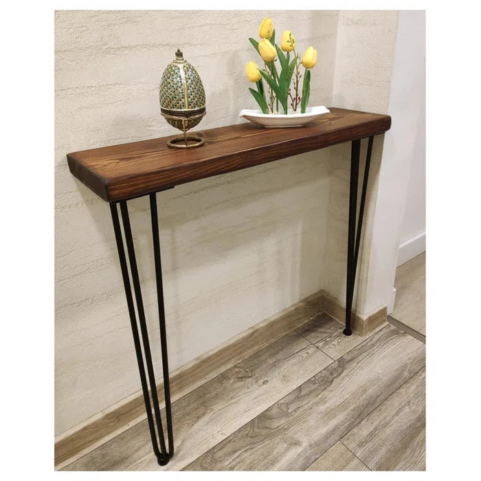 Elias  Solid Wood Console Table Ouch Cart