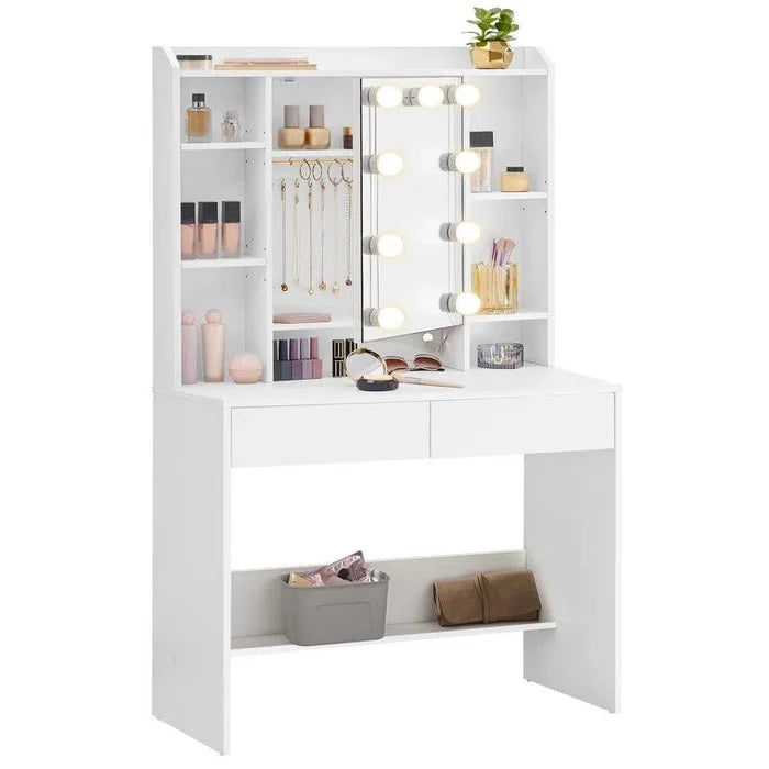 Enzo Table with Mirror - Ouch Cart