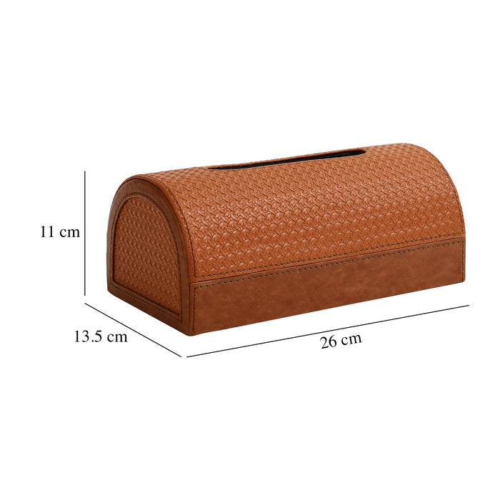 Executive D's Napkin Box Orange M.M.I. OVERSEAS
