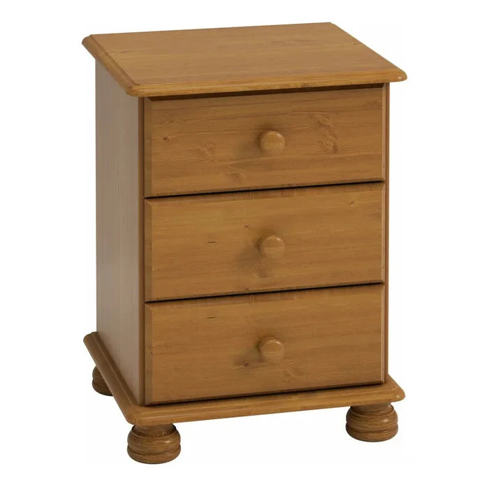 Ezra Solid Wood Bedside Table Ouch Cart