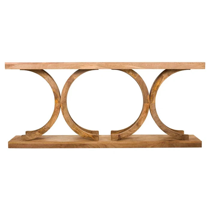 Ezrah 173cm Solid Wood Console Table Ouch Cart