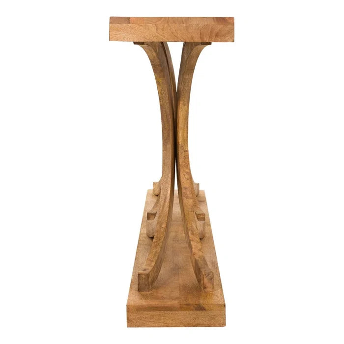 Ezrah 173cm Solid Wood Console Table Ouch Cart