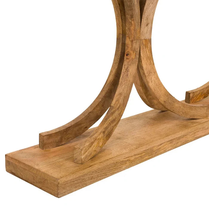 Ezrah 173cm Solid Wood Console Table Ouch Cart