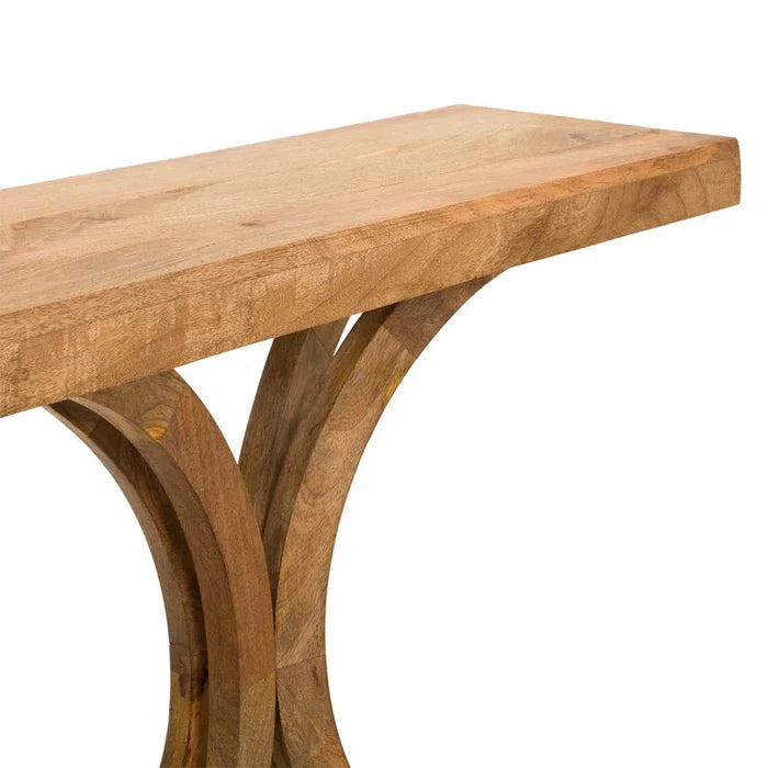 Ezrah 173cm Solid Wood Console Table Ouch Cart