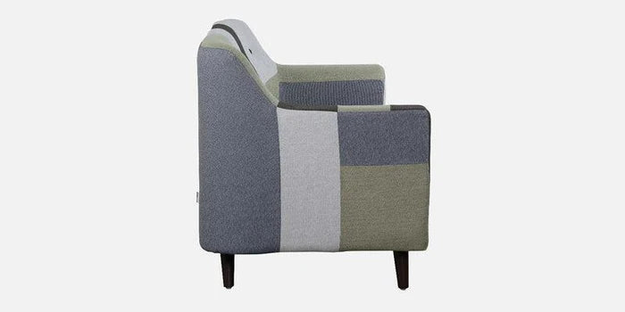 Fabric 2 Seater Sofa In Yellow Blocks - Ouch Cart