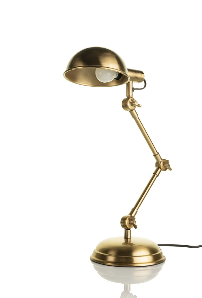 "Fergal Poulsen" Triple Adjustable lamp In Matt gold finish M.M.I. OVERSEAS