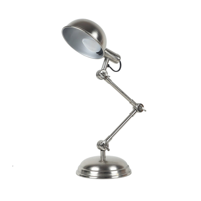 "Fergal Poulsen" Triple Adjustable lamp In Matt Pewter silver finish M.M.I. OVERSEAS