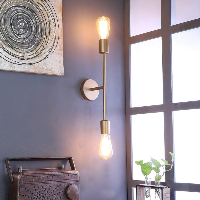 Filo Gold Metal Wall Light by SS Lightings - Ouch Cart