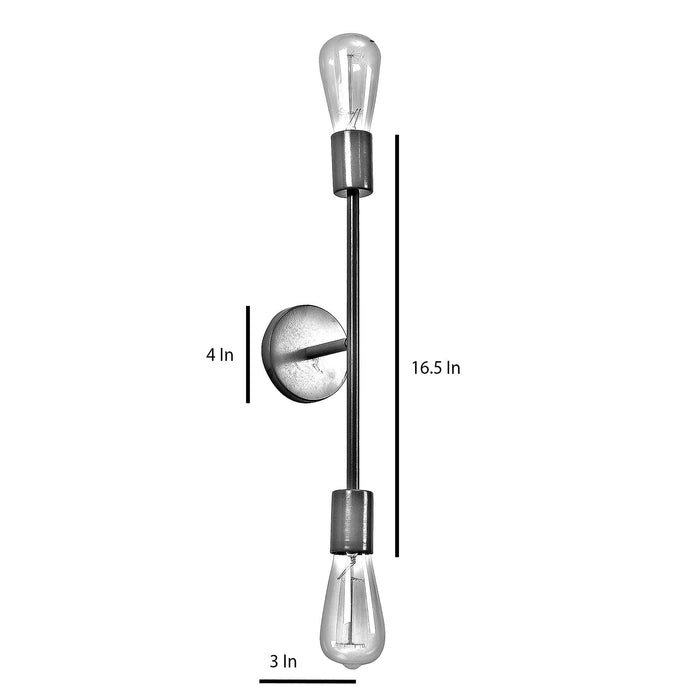 Filo Grey Metal Wall Light by SS Lightings - Ouch Cart