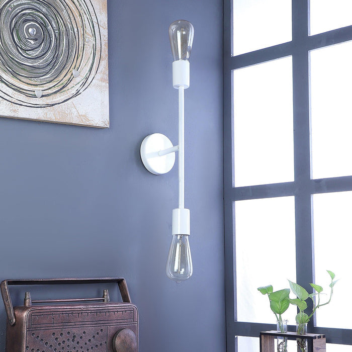 Filo White Metal Wall Light by SS Lightings - Ouch Cart