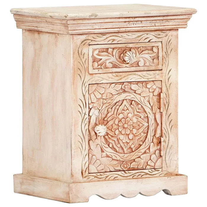 Finlee Manufactured Wood Bedside Table Ouch Cart