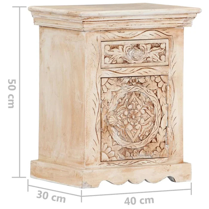 Finlee Manufactured Wood Bedside Table Ouch Cart