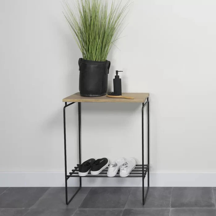 Finn Solid Wood Top Console Table Ouch Cart