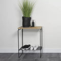 Finn Solid Wood Top Console Table Ouch Cart