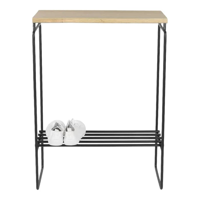 Finn Solid Wood Top Console Table Ouch Cart