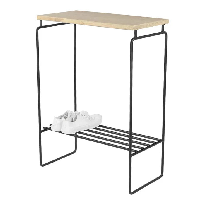 Finn Solid Wood Top Console Table Ouch Cart