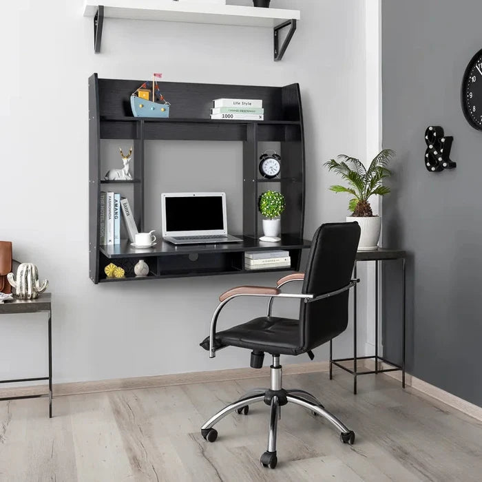 "Floating Desk: Modern Design for a Sleek and Space-Saving Workspace" Ouch Cart