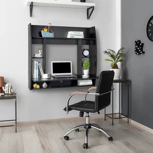 "Floating Desk: Modern Design for a Sleek and Space-Saving Workspace" Ouch Cart
