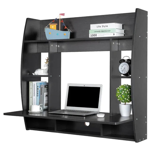 "Floating Desk: Modern Design for a Sleek and Space-Saving Workspace" Ouch Cart
