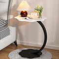 Flower Design C End Table – Compact Side Table for Sofa, Bedside & Small Spaces OUCH CART