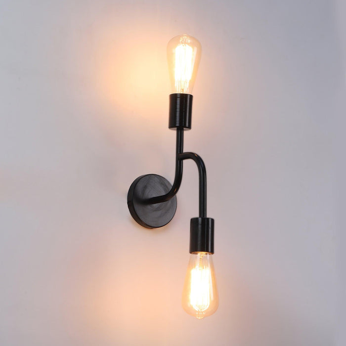Flute Black Metal Wall Light by SS Lightings - Ouch Cart