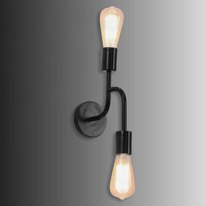 Flute Black Metal Wall Light by SS Lightings - Ouch Cart