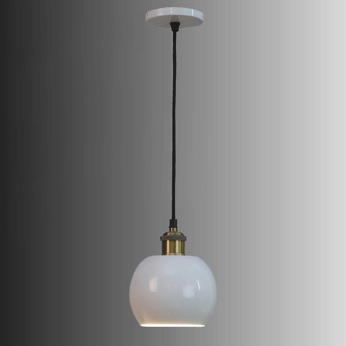 Formul White Metal Hanging Light by SS Lightings - Ouch Cart