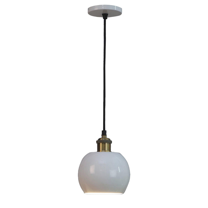 Formul White Metal Hanging Light by SS Lightings - Ouch Cart