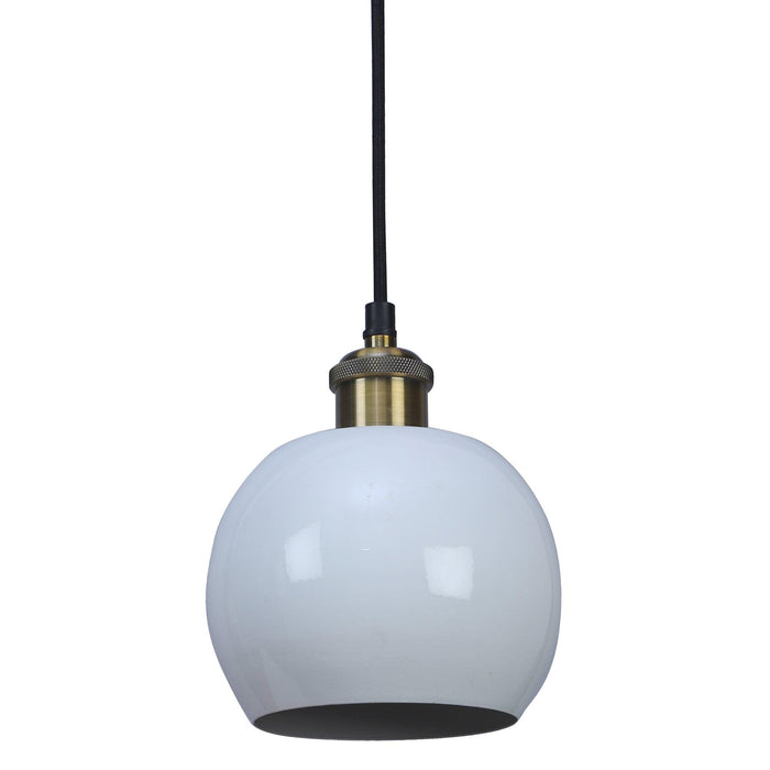 Formul White Metal Hanging Light by SS Lightings - Ouch Cart