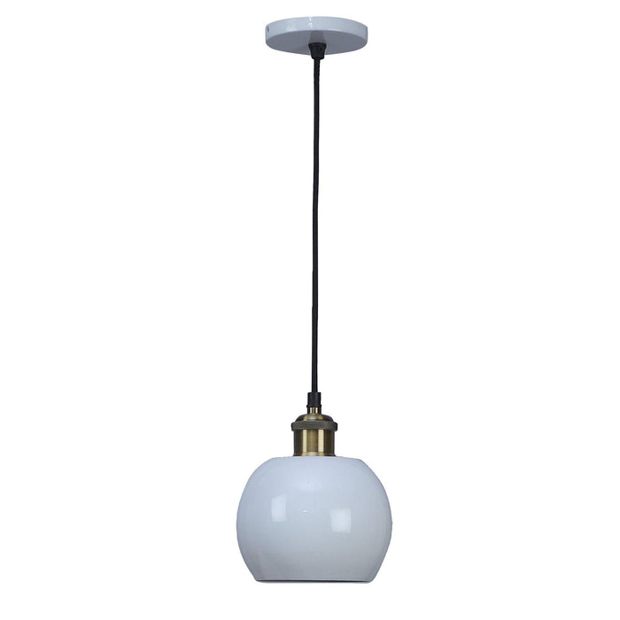 Formul White Metal Hanging Light by SS Lightings - Ouch Cart