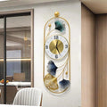 four leafs oval wallclock N.R.HOMESDECOR