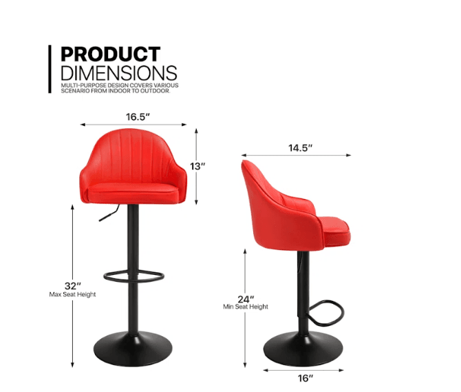 FRESSIA SWIEL BAR STOOL - Ouch Cart