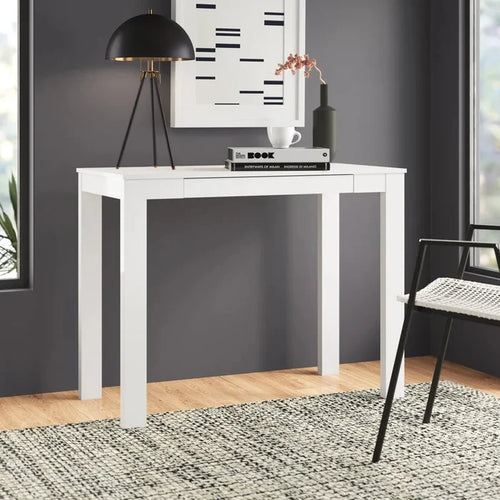 "Functional Elegance: Writing Desk with Drawer for Organized Productivity" Ouch Cart
