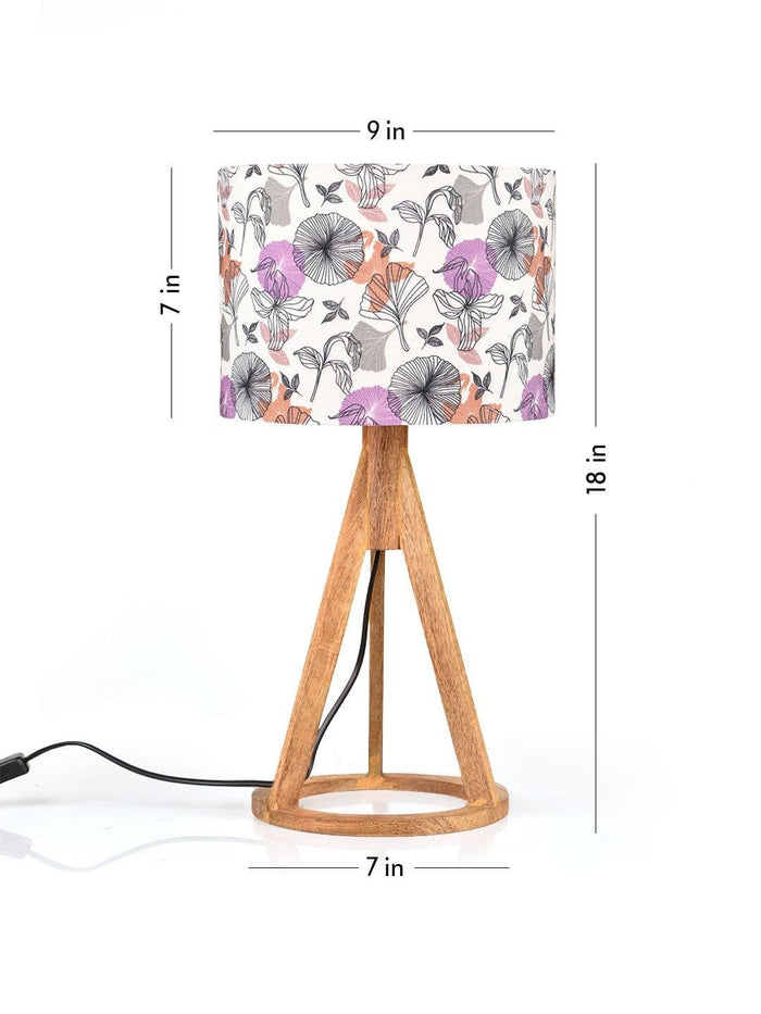 Gardenia Trio Wooden Lamp - Ouch Cart