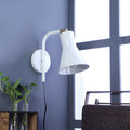 Gilbert White Metal Wall Light by SS Lightings - Ouch Cart
