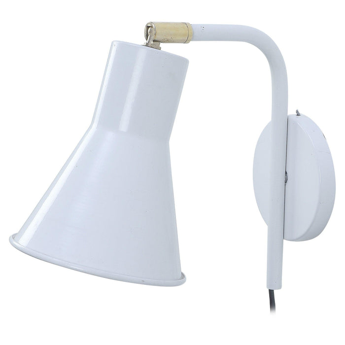 Gilbert White Metal Wall Light by SS Lightings - Ouch Cart