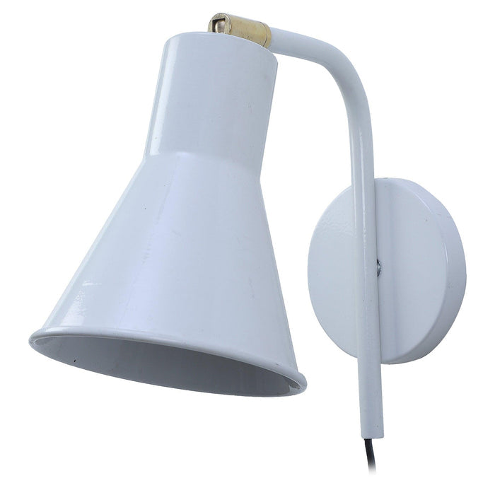 Gilbert White Metal Wall Light by SS Lightings - Ouch Cart