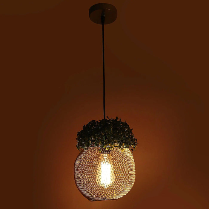 Golden Glass Iron Hanging Lights - Ouch Cart